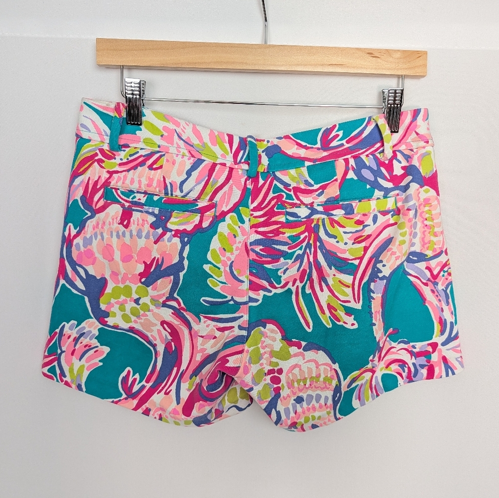 Lilly Pulitzer Callahan Short Knit Agate Green Safari Sighted - Picture 3 of 14